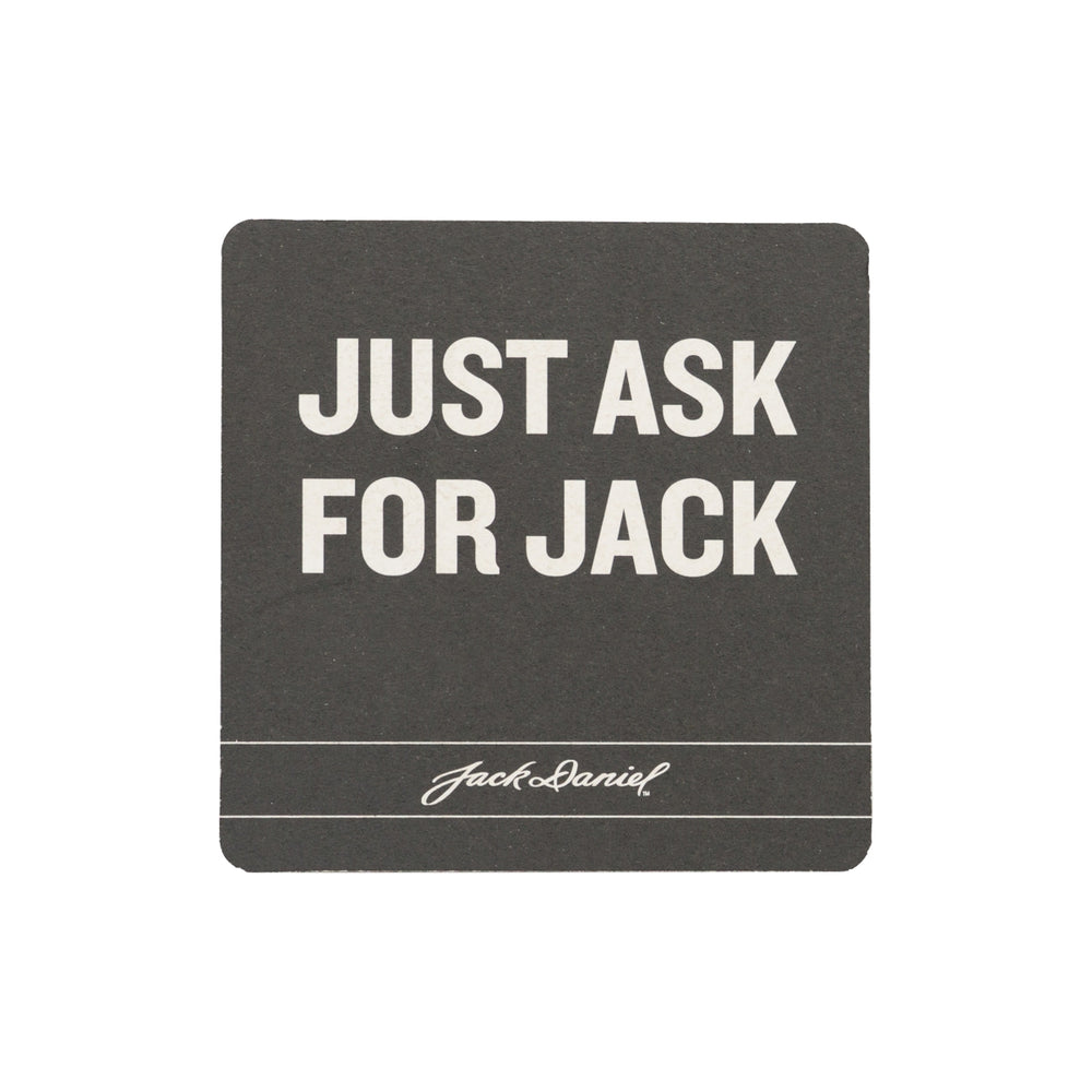 100x Jack Daniels Whiskey Bierdeckel Just Ask For Jack Glas Untersetzer Bierfilz Pappe
