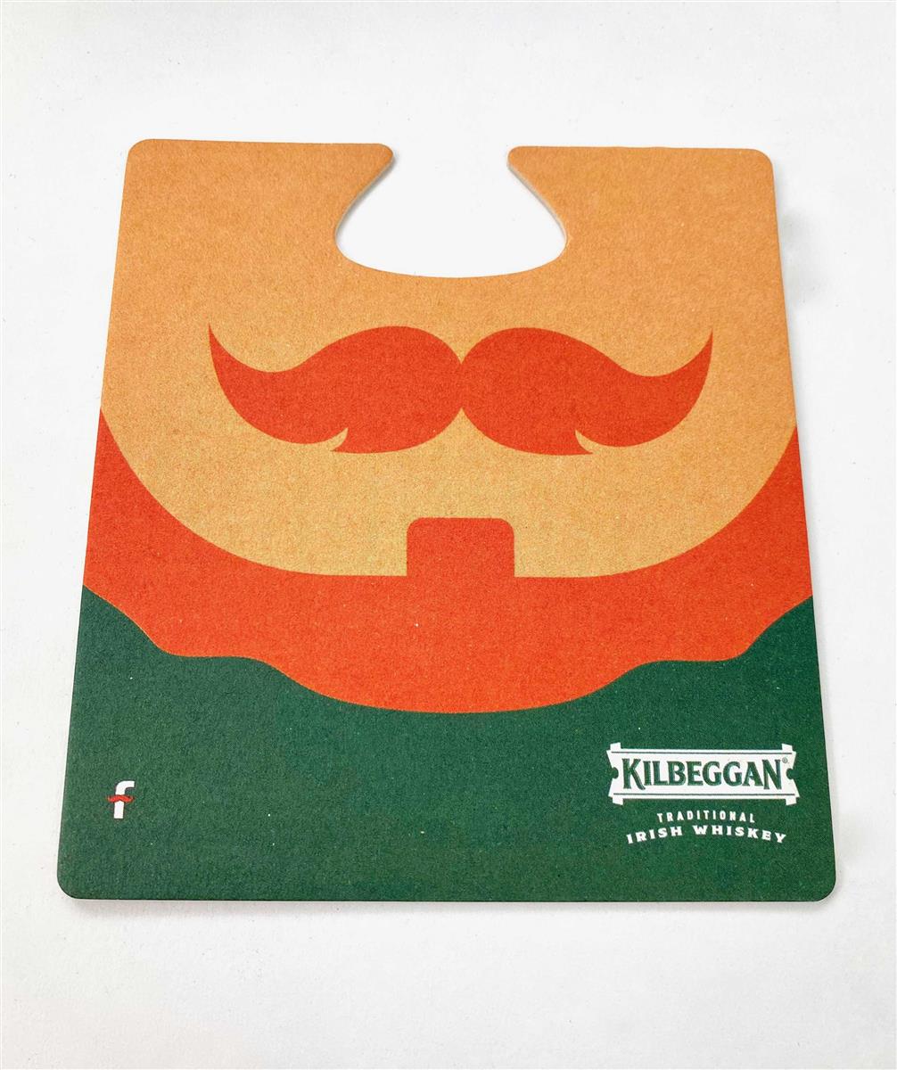 100x Kilbeggan Whiskey Untersetzer Papier Mann/Frau St. Patrick Day Bier Pappe – Ansicht 4