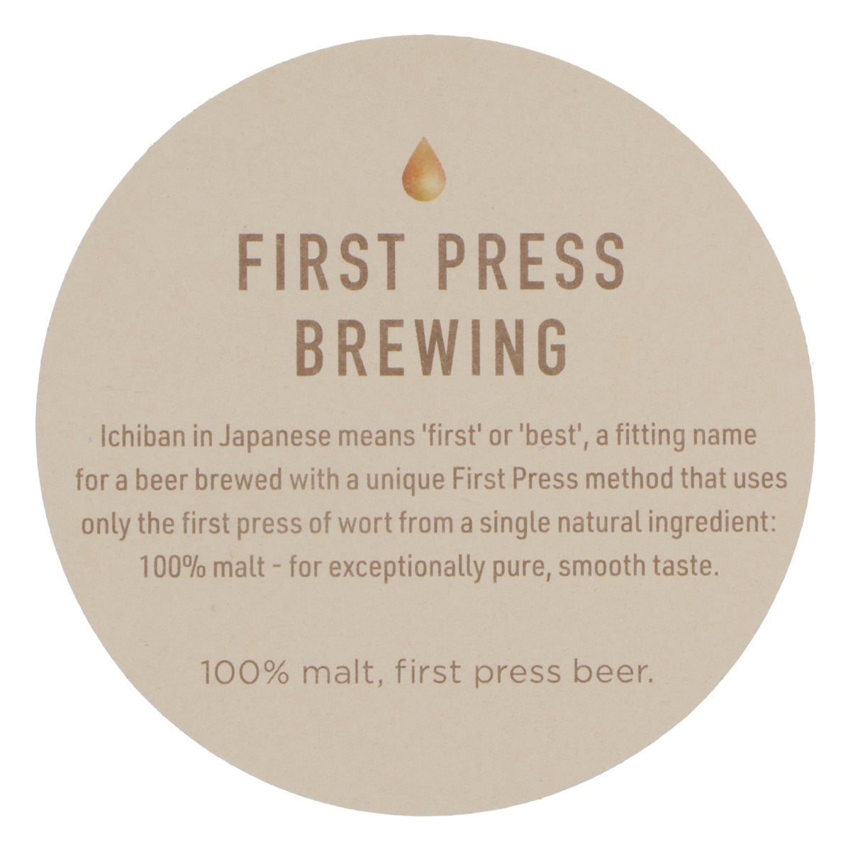 100x Kirin Ichiban Bier Bierdeckel Untersetzer Glasuntersetzer Rund 10,8cm – Ansicht 4