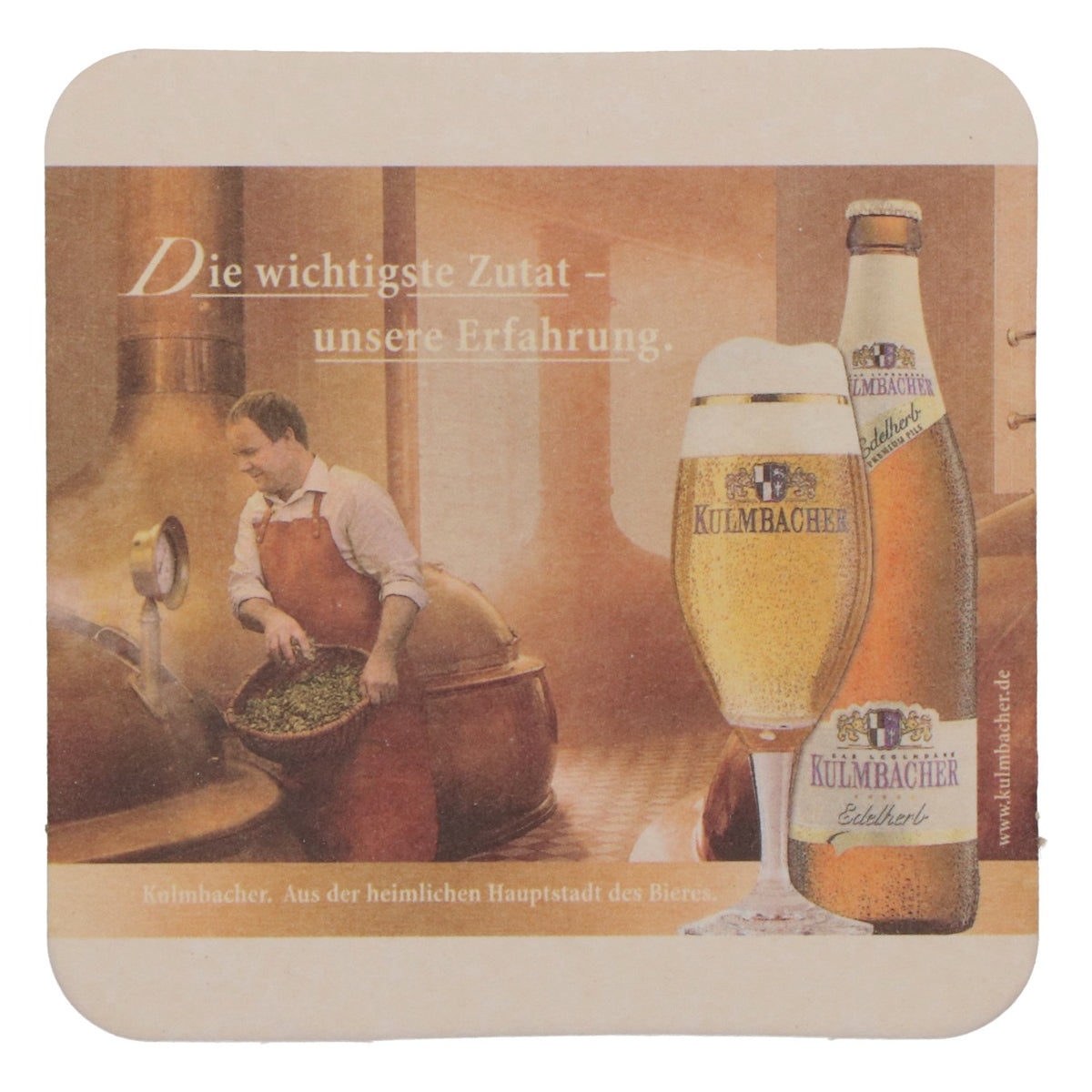 100x Kulmbacher Reichelbräu Bier Untersetzer Bierdeckel Eine harte Prüfung … – Ansicht 4