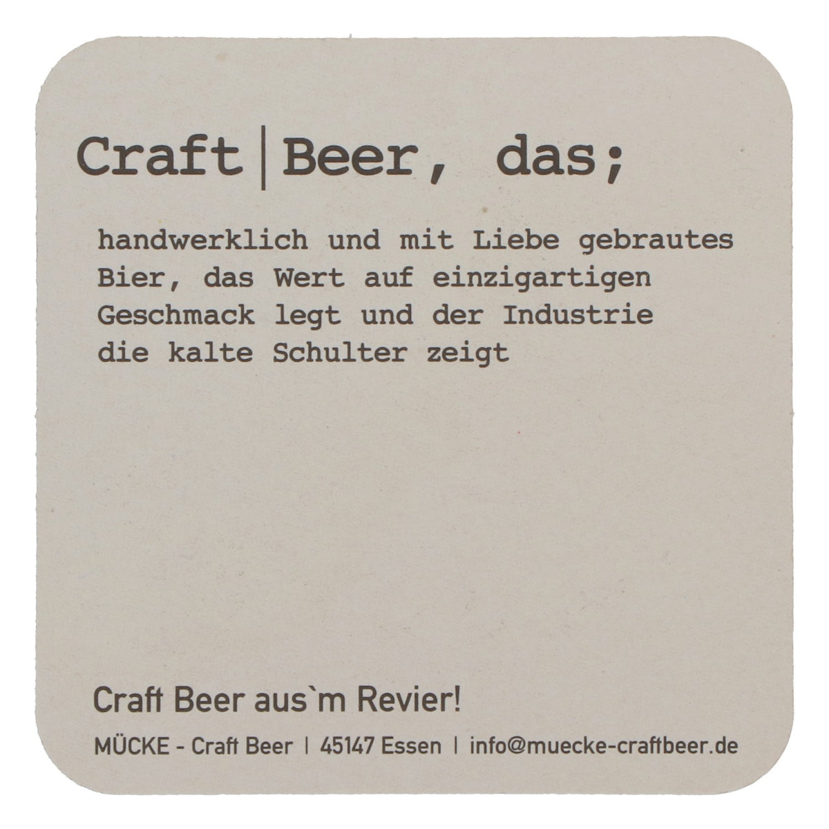 100x Mücke Bier Bierdeckel Untersetzer Glasuntersetzer Craft Beer – Ansicht 4
