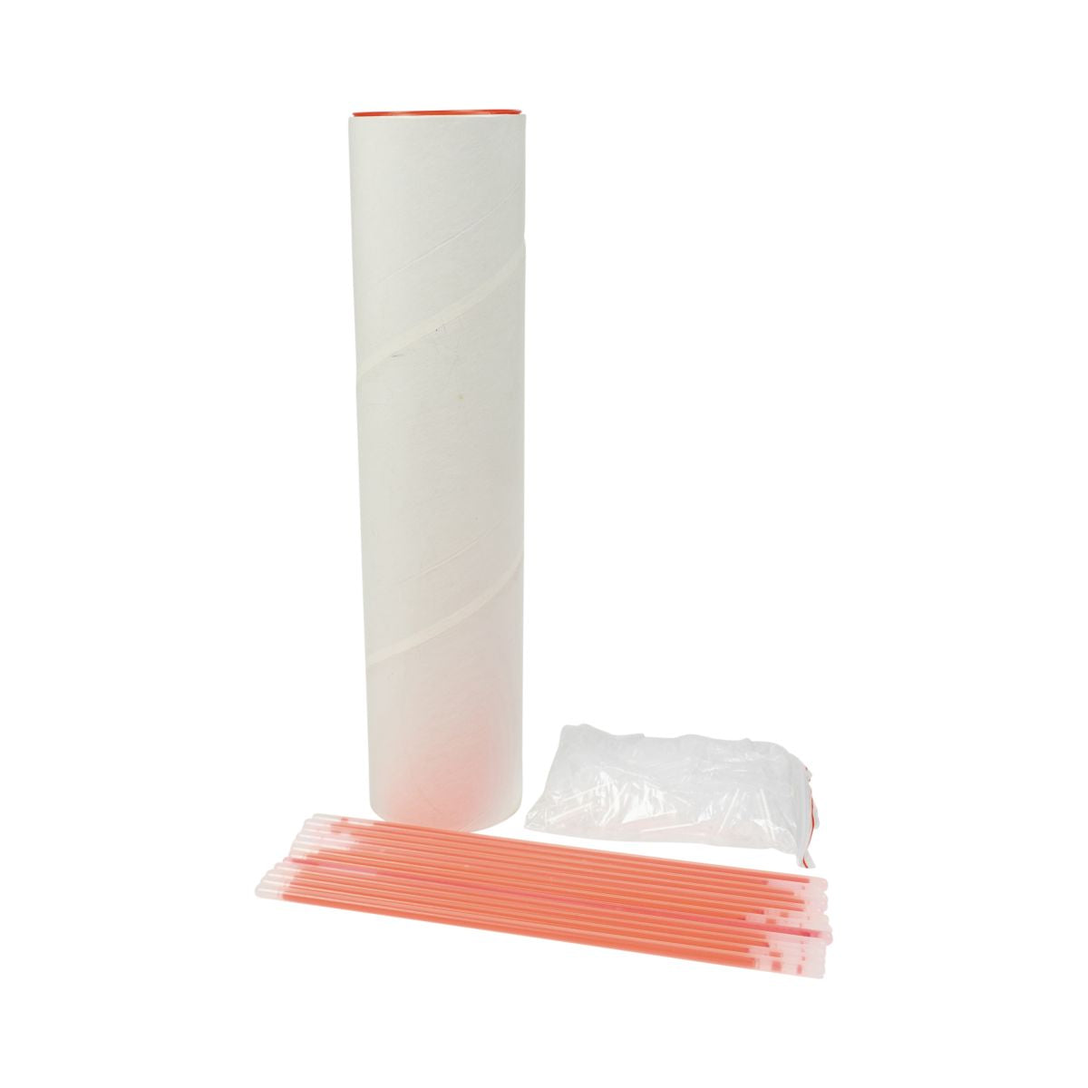 100x No Name Knicklicht Rot 20cm mit Verbinder Party Accessoir Glow In The Dark