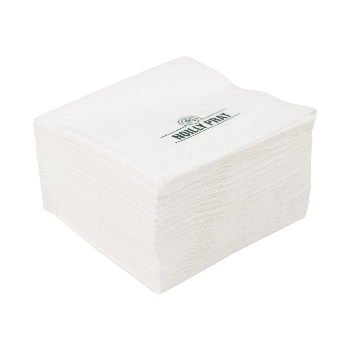 100x Noilly Prat Servietten Napkin Untersetzer Weiß 12,5x12,5cm Gastro Kneipe