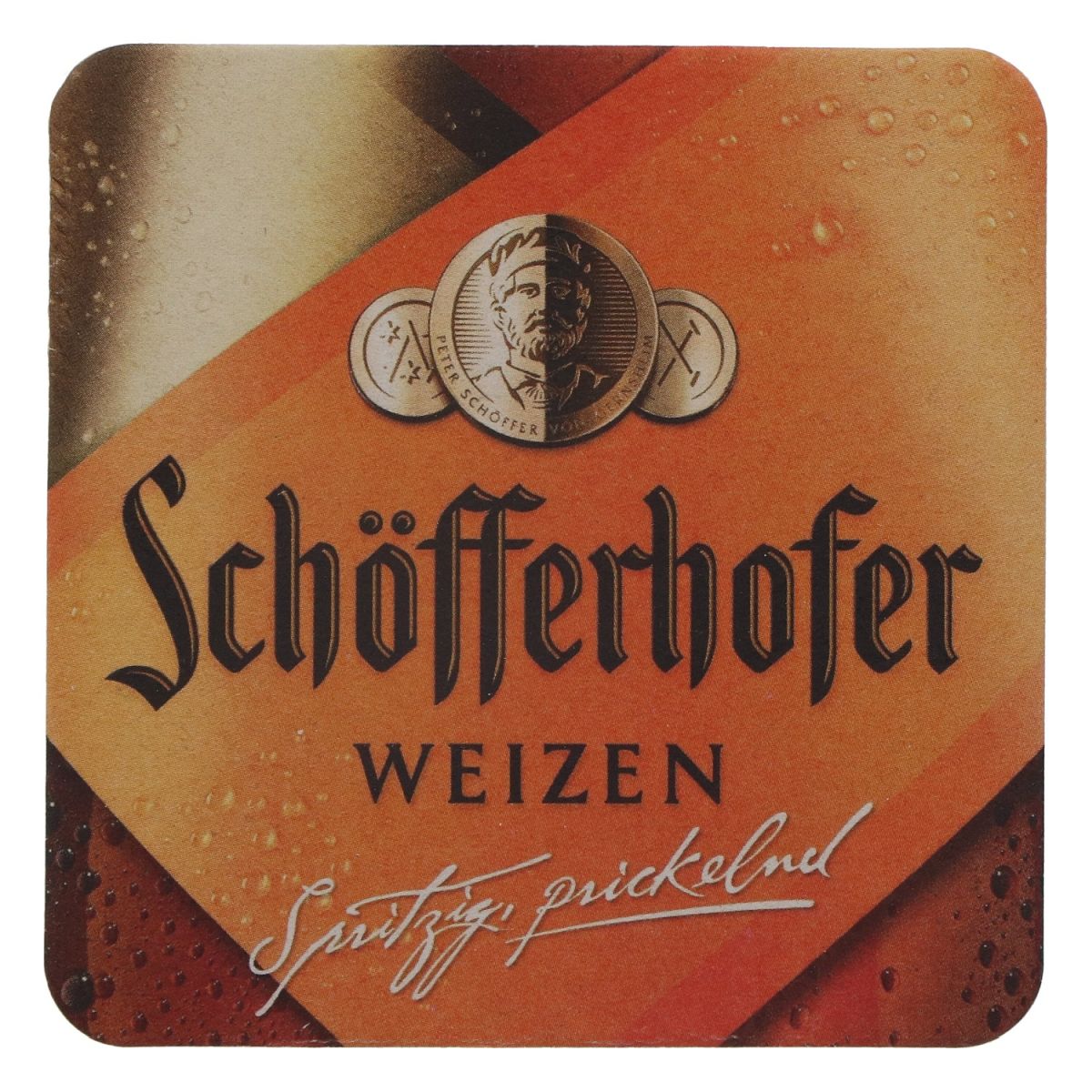 100x Schöfferhofer Weizen Bierdeckel Glasuntersetzter pritzig prickeld – Ansicht 5