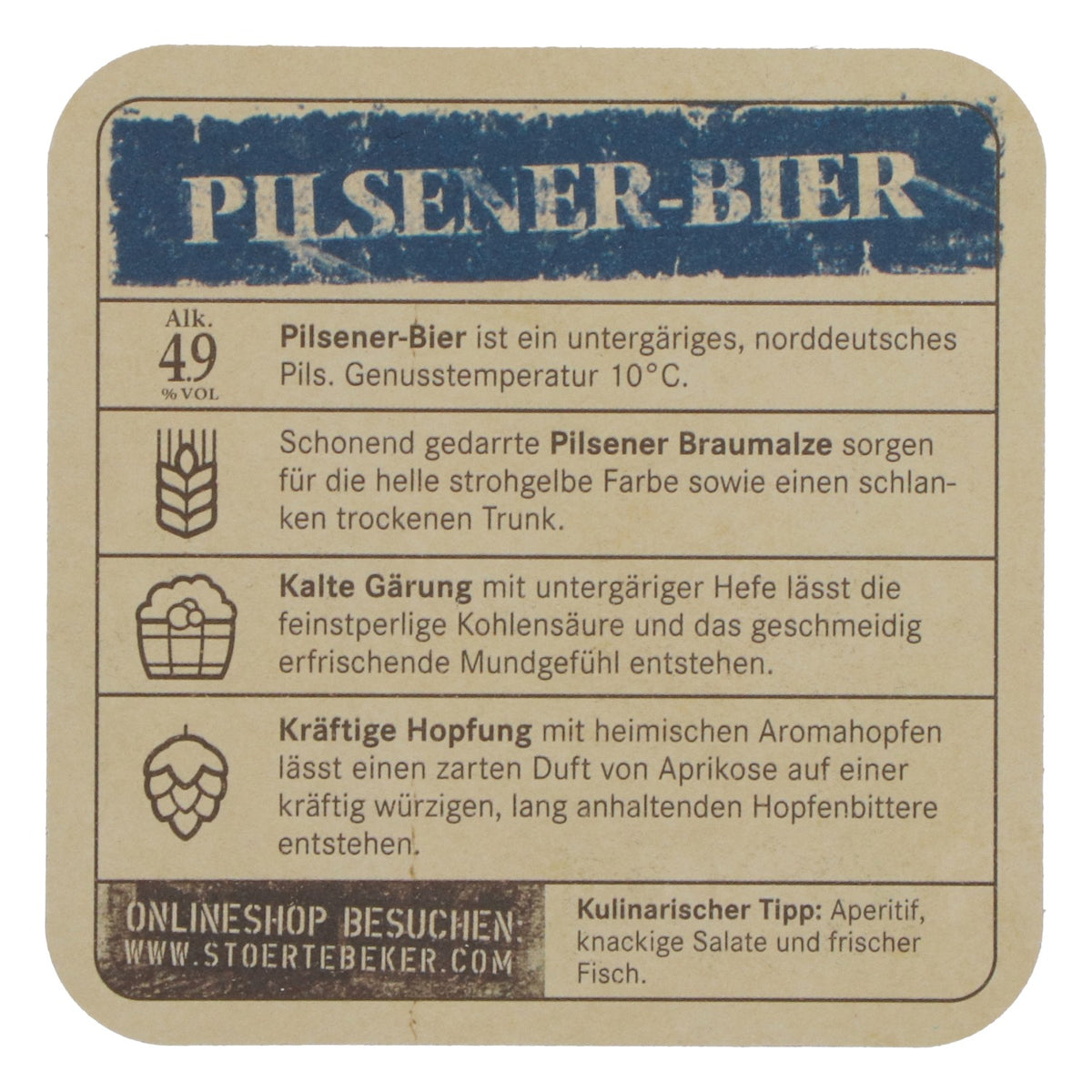 100x Störtebeker Bier Bierdeckel Pilsener Untersetzer Bar Party neu – Ansicht 4