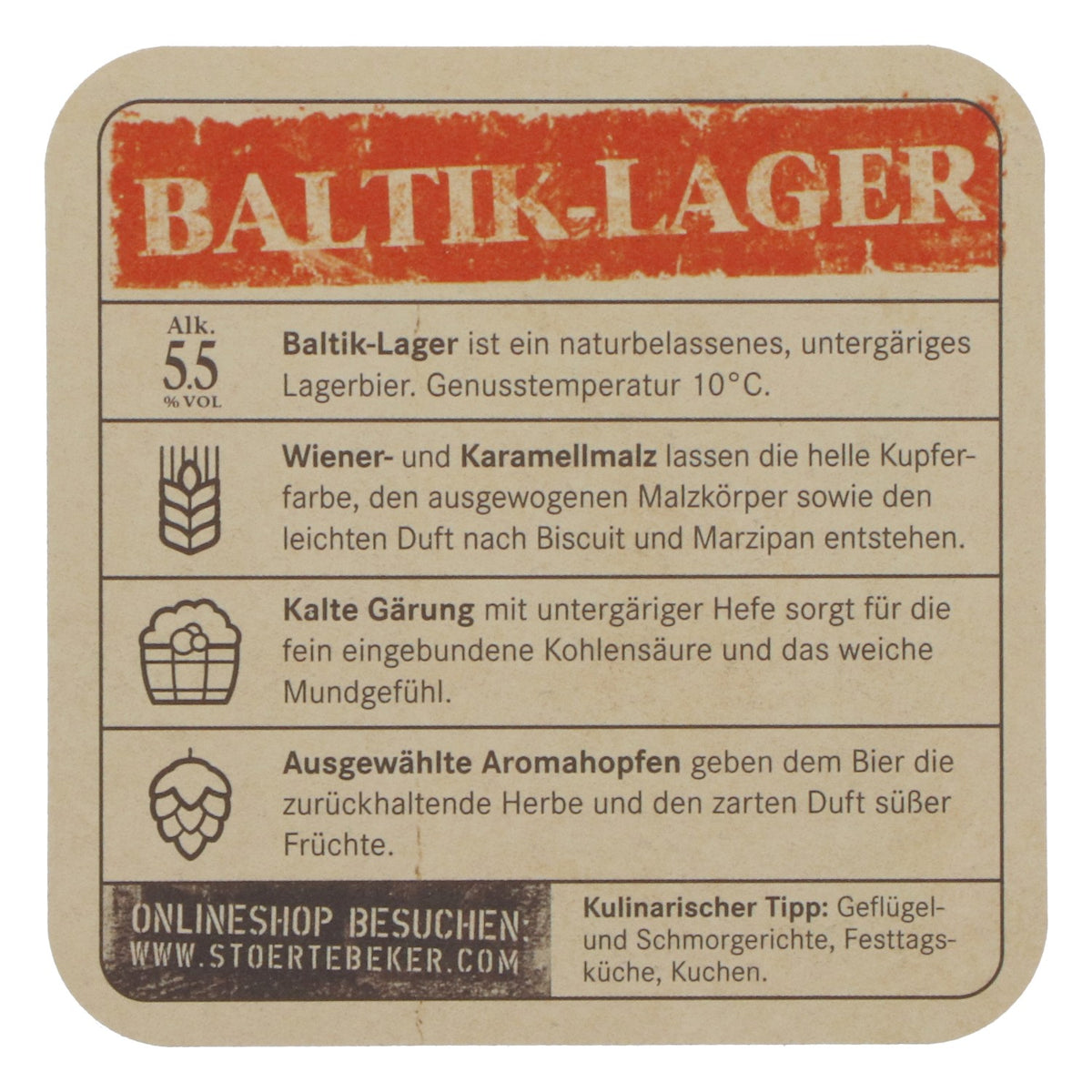 100x Störtebeker Bierdeckel Baltik-Lager NEU Untersetzer Barzubehör Deko – Ansicht 4
