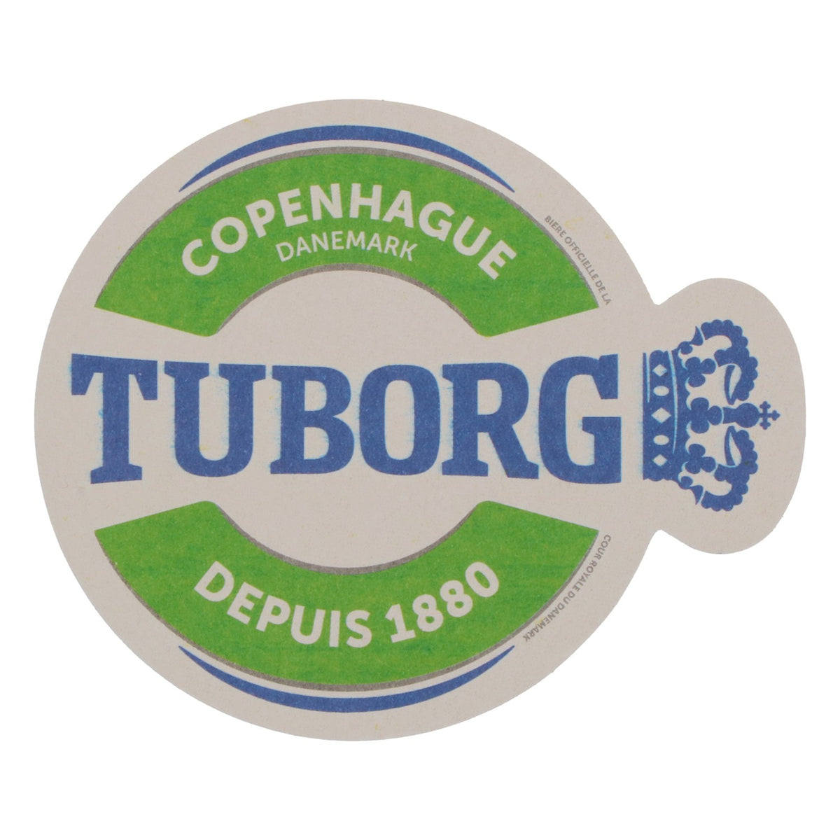 100x Tuborg Bier Untersetzer Copenhague Danemark Depuis 1880 grün – Ansicht 3