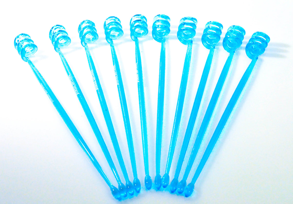 10x Bombay Sapphire Gin Stirrer Umrührer Barzubehör gedrehter Spitze – Ansicht 2