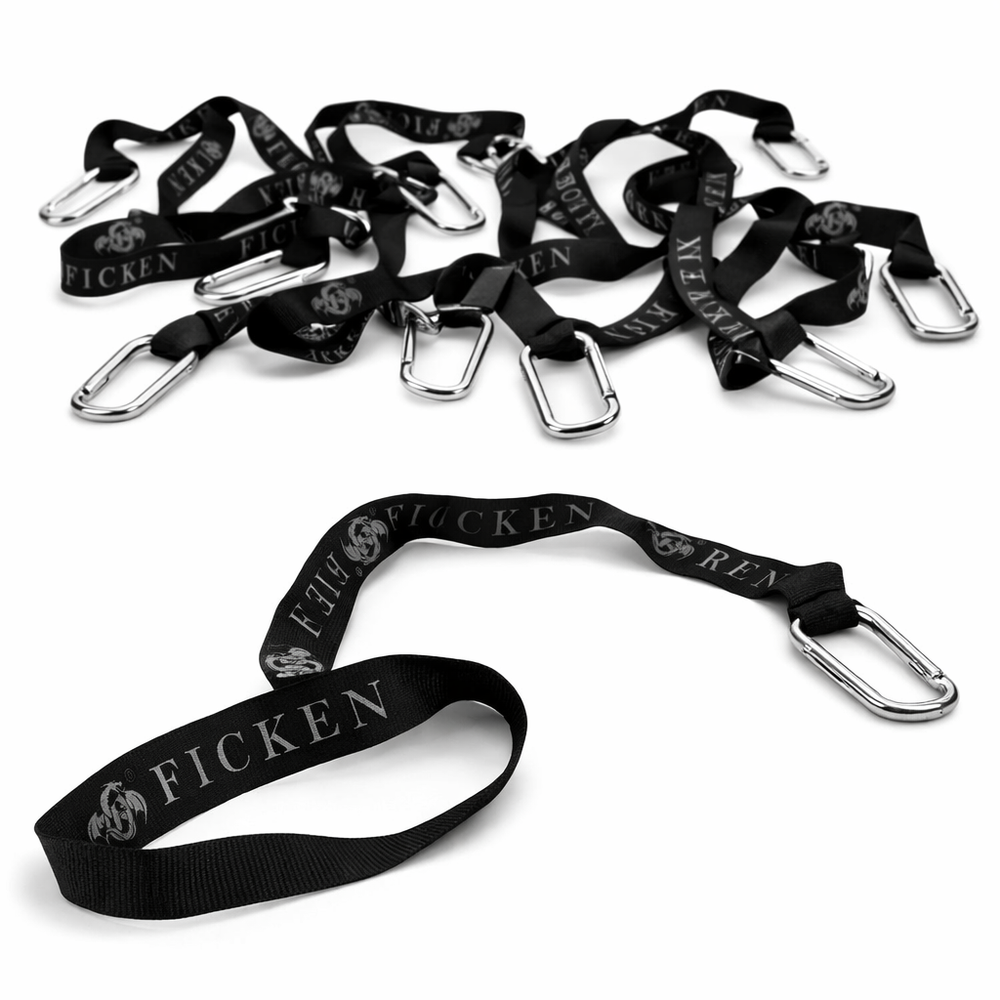 10x Ficken Schlüsselband Schlüsselbund Keychain Anhänger Kette Karabiner Ring