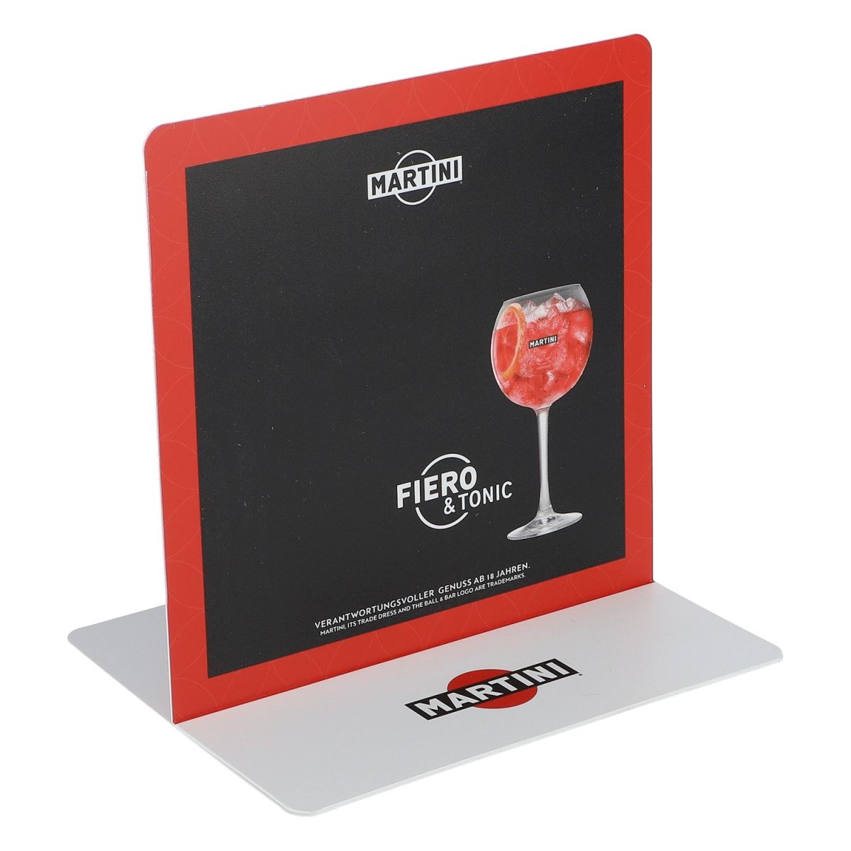 10x Martini Tischaufsteller Papiertafel Werbeaufsteller Reklametafel Gastro