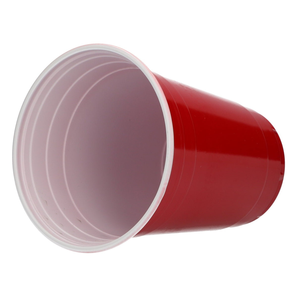 10x Plastik Becher Red Cup Party Line Einwegbecher Kunststoff Bierbecher Party – Ansicht 2