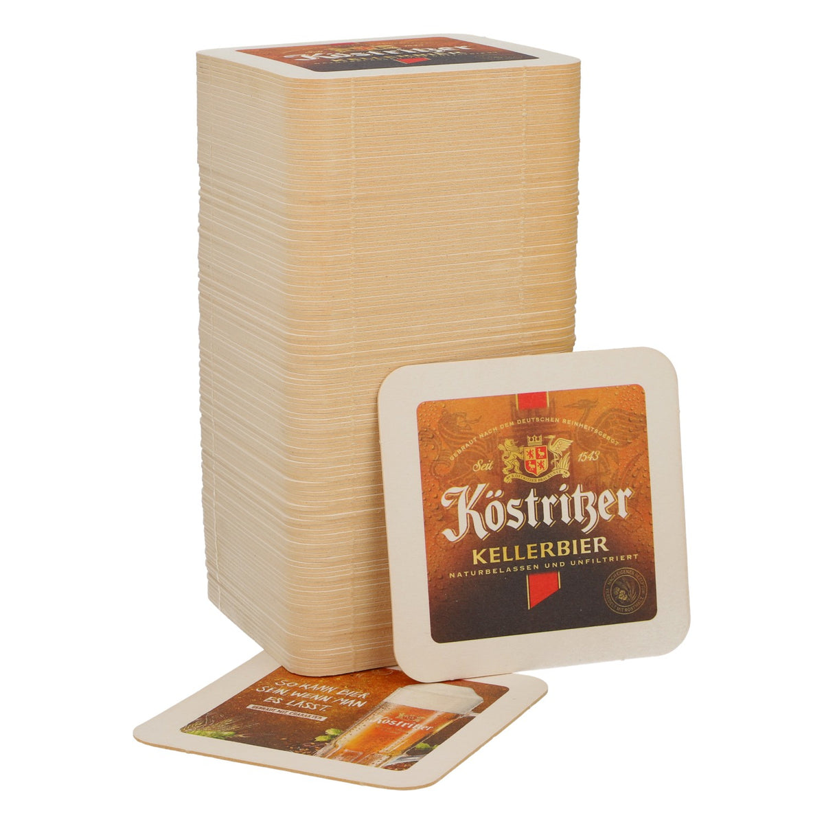 120x Köstritzer Bier Bierdeckel Untersetzer Glasuntersetzer Barzubehör
