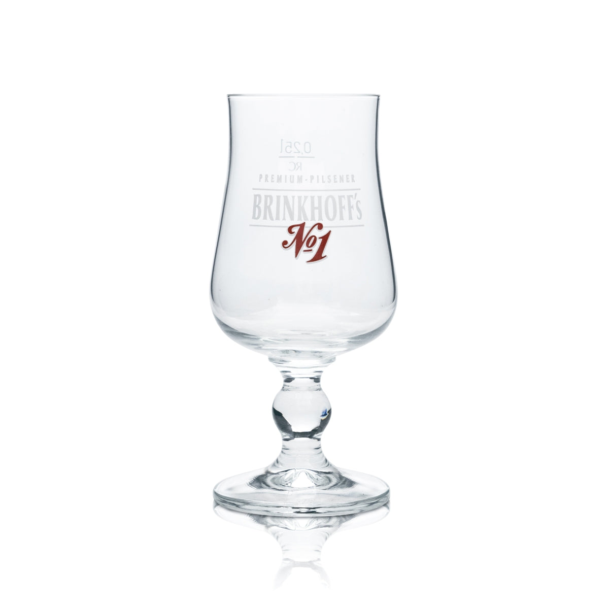 12x Brinkhoffs Bier Glas 0,25l Pokal Tulpe Gläser Brauerei Gastro Pils Dortmund – Ansicht 2