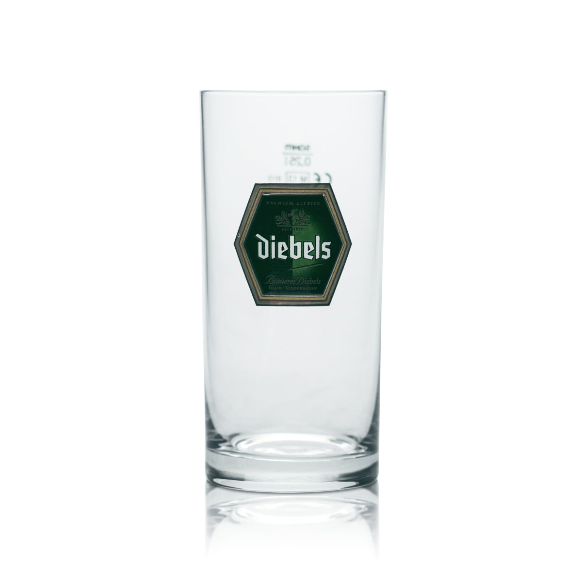12x Diebels Glas 0,25l Alt Bier Becher Stange Gläser Brauerei Gastro Geeicht – Ansicht 2