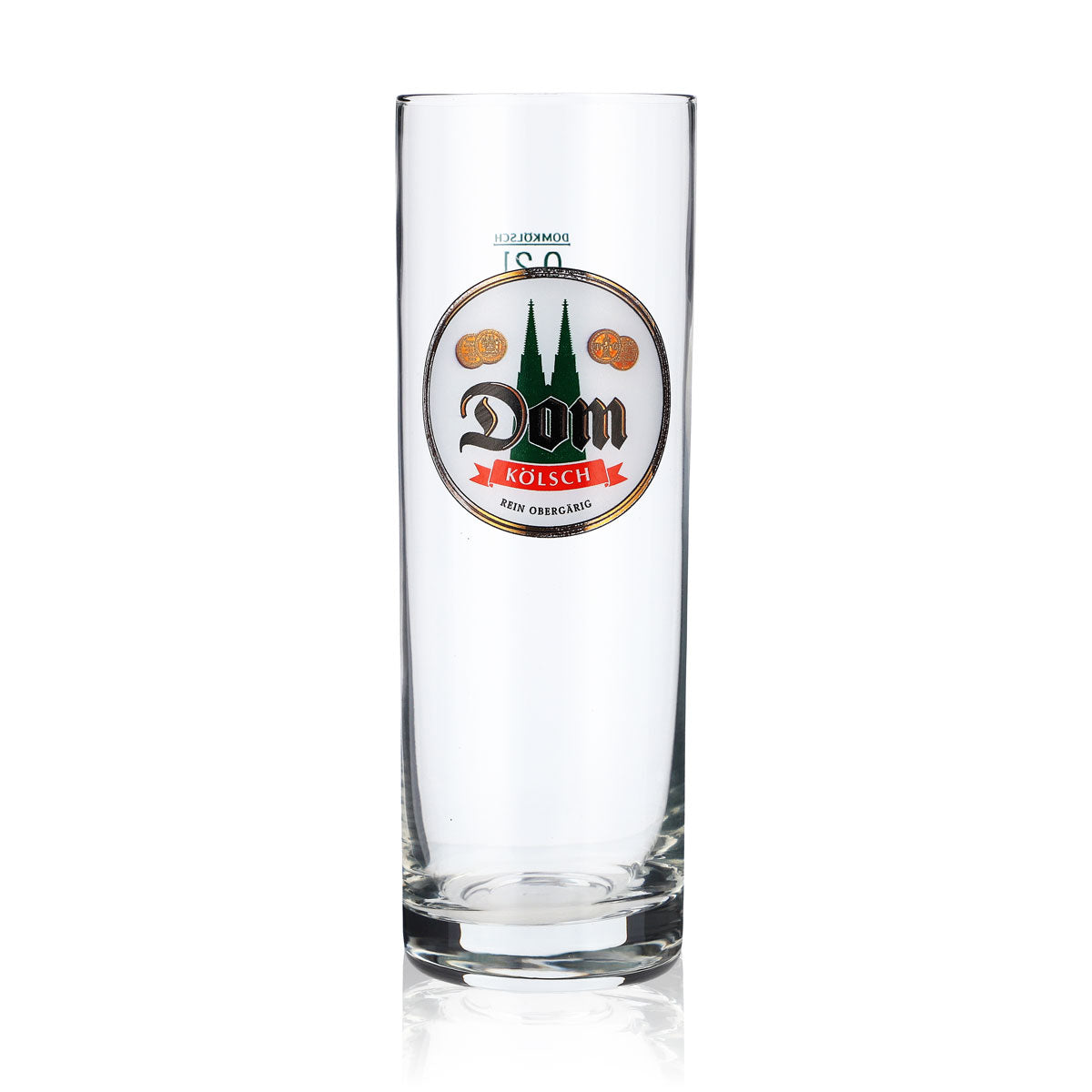 12x Dom Bier Glas 0,2l Biergläser Kölschglas Stange weißes Logo Sahm – Ansicht 2