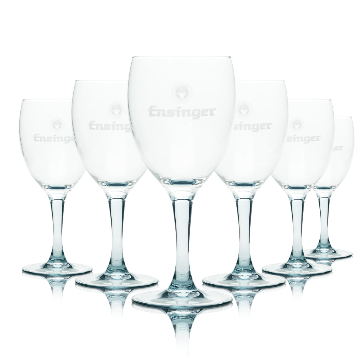 12x Ensinger Wasser Glas 0,2l Tulpe Elegant Lagon Mineralwasser Gläser Gastro