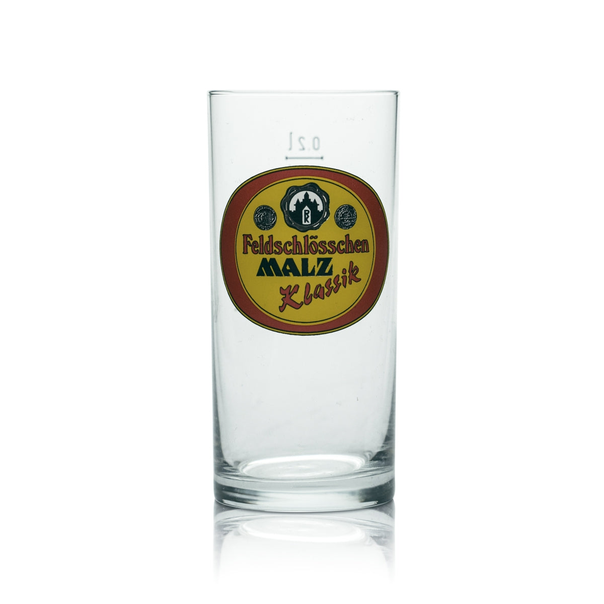 12x Feldschlösschen Glas 0,2l Willi Becher Stange Tumbler Gläser Malz Bier Pils – Ansicht 2