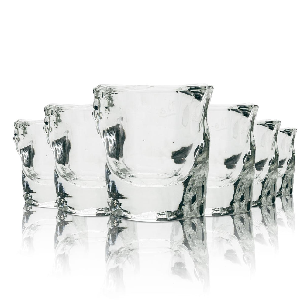 12x Fernet Branca Likör Glas Shot 2cl Relief