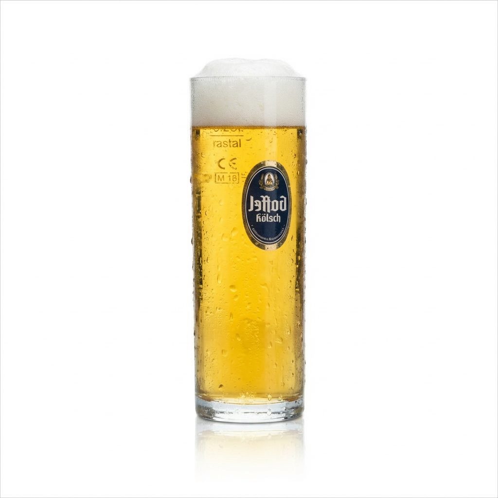 12x Gaffel Bier Glas 0,25l Kölsch Stange Gläser Köln Beer Brauerei Becher Rastal – Ansicht 3