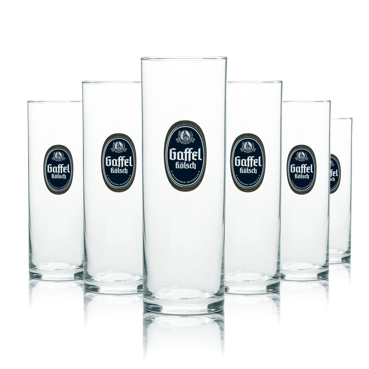 12x Gaffel Bier Glas 0,25l Kölsch Stange Gläser Köln Beer Brauerei Becher Rastal – Ansicht 7