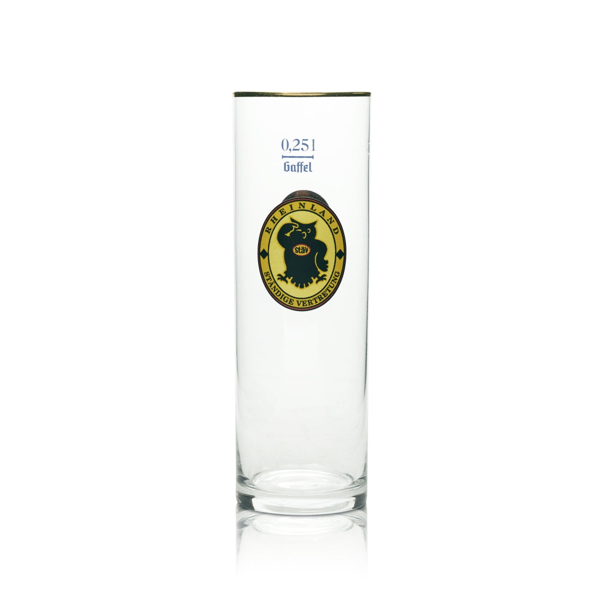 12x Gaffel Bier Glas 0,25l Kölsch Stange Rheinland ständige Vertretung Gläser – Ansicht 3
