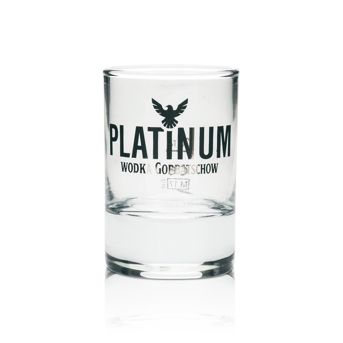 12x Gorbatschow Vodka Glas Shot Platinum 2cl – Ansicht 2