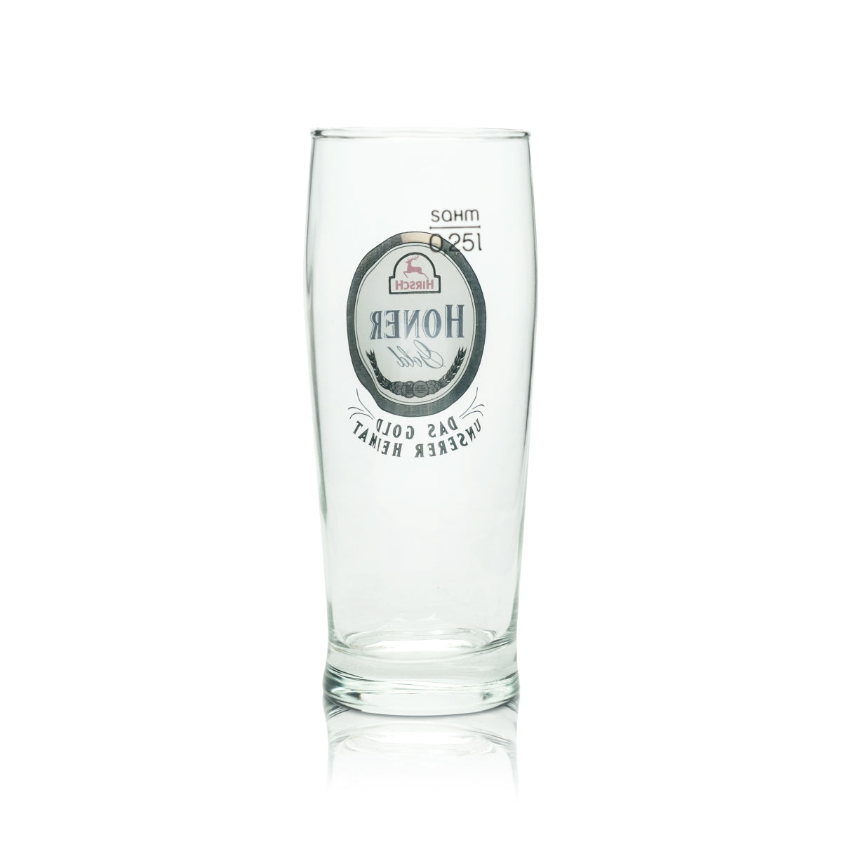 12x Hirsch Bräu Bier Glas 0,25l Becher Honer Gold Sahm Willi Pils Gläser Beer – Ansicht 3