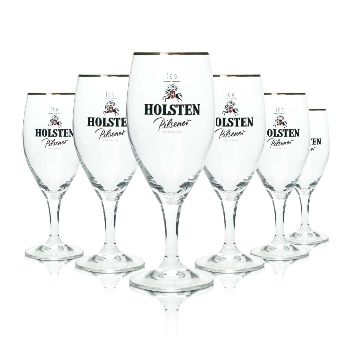 12x Holsten Bier Glas 0,3l Pokal Pilsener Premium Ritzenhoff Gläser Tulpe Beer