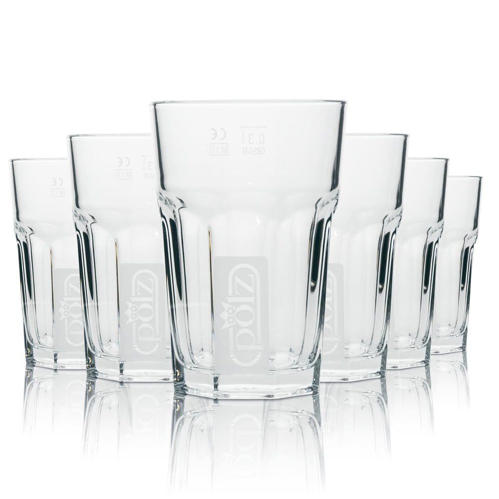 12x Pölz Fruchsaft Glas 0,3l Longdrink 320 ml