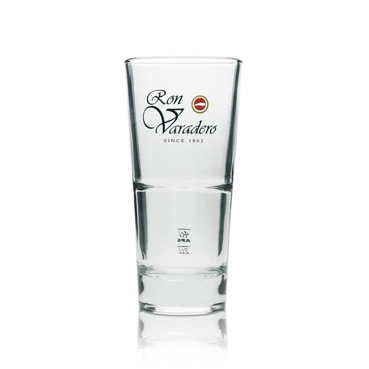 12x Ron Varadero Rum Glas Longdrink schwarze Schrift 350ml – Ansicht 2