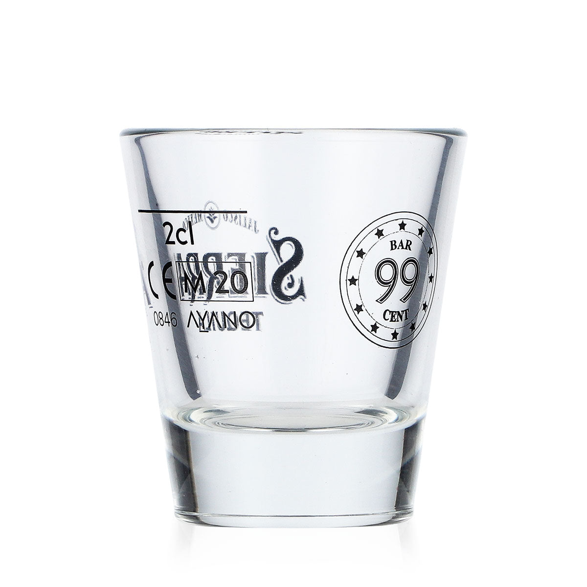 12x Sierra Tequila Tequila Shotglas 2cl Sonderedition "Bar 99 Cent" Vicrila – Ansicht 4