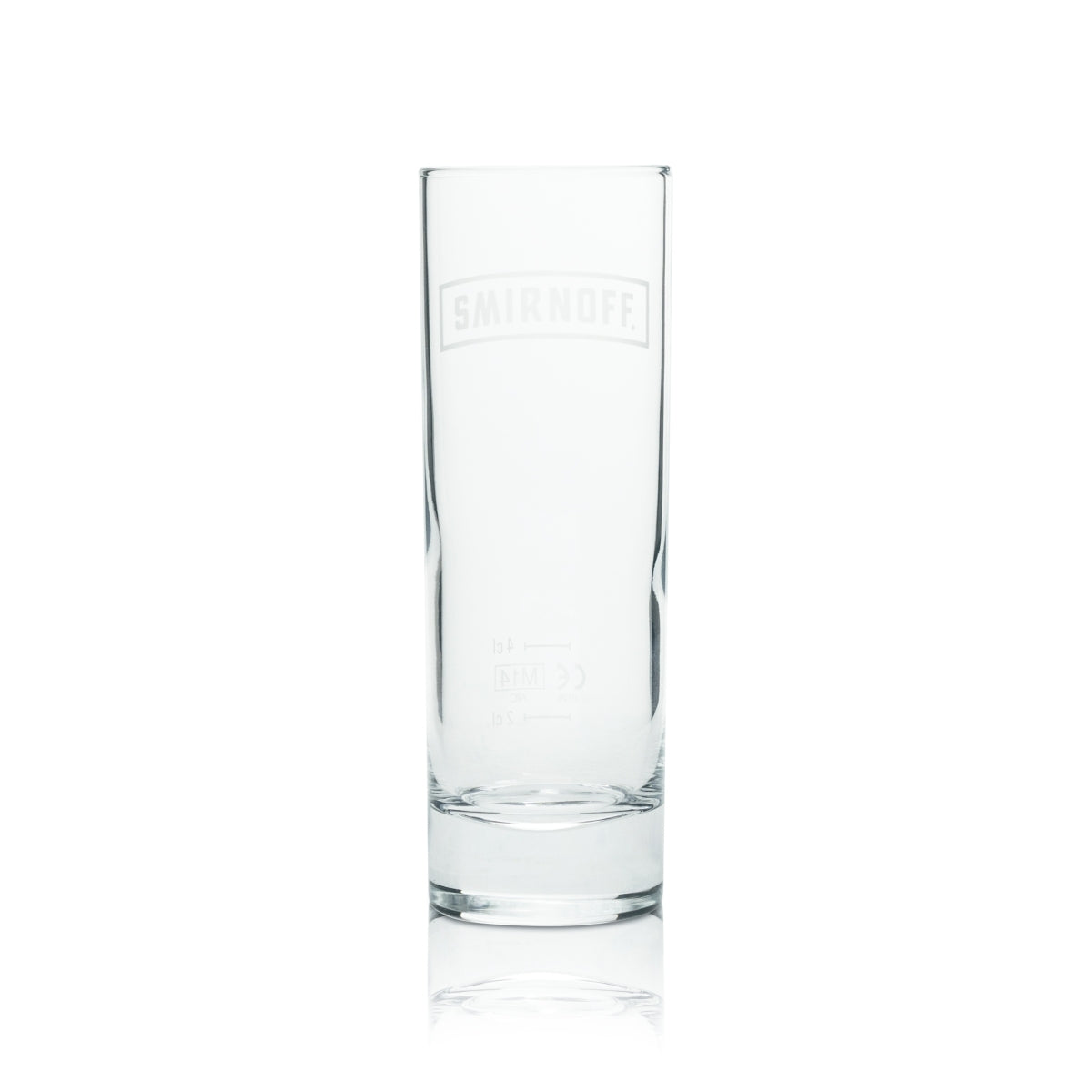 12x Smirnoff Glas 0,2l Longdrink Becher Gläser Rund Gastro Kneipe Bar Vodka – Ansicht 2