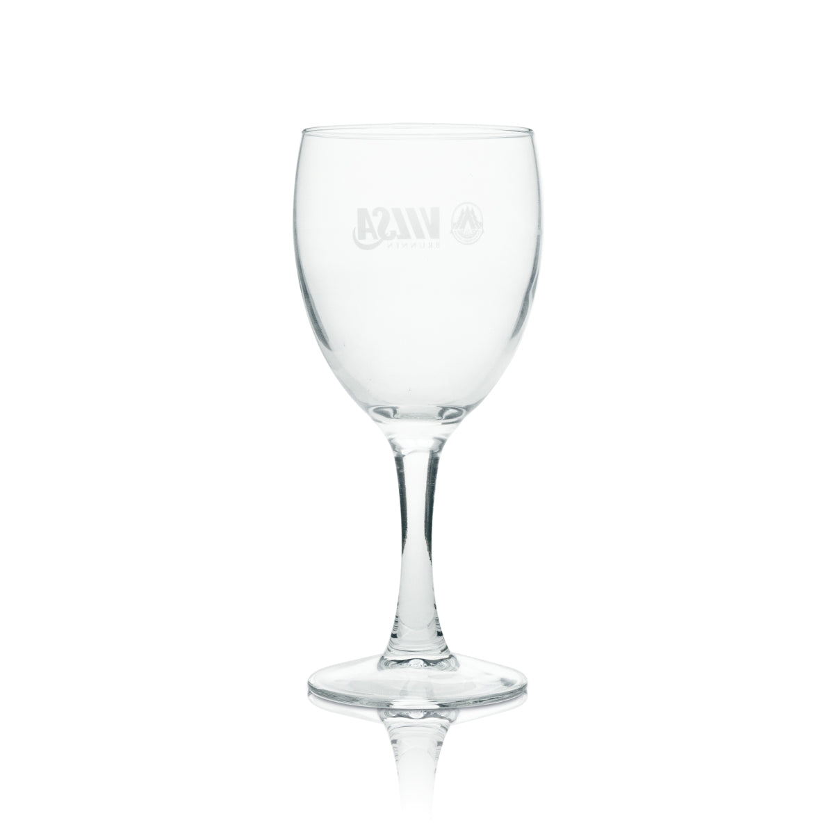 12x Vilsa Wasser Glas Kelch weiße Schrift 190ml – Ansicht 3