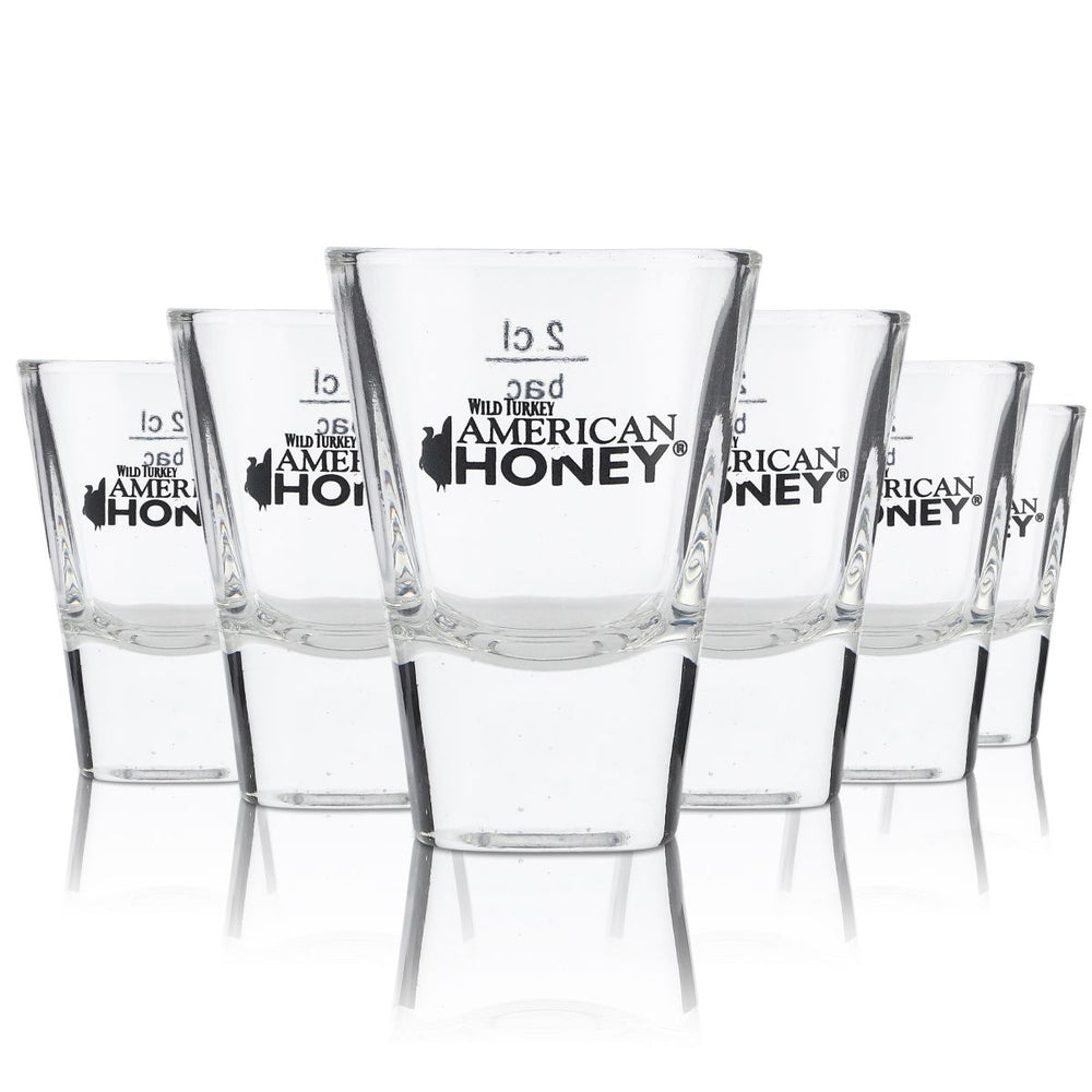 12x Wild Turkey Whisky Glas American Honey Stamper Gläser Shotglas