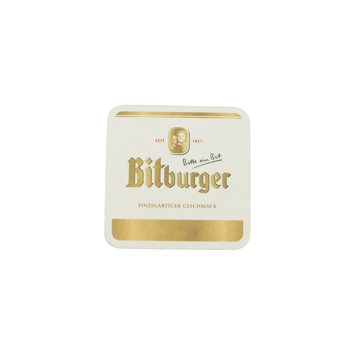 150x Bitburger Bier Bierdeckel 10x10cm Untersetzer Glas Bierfilz Schoner Tisch