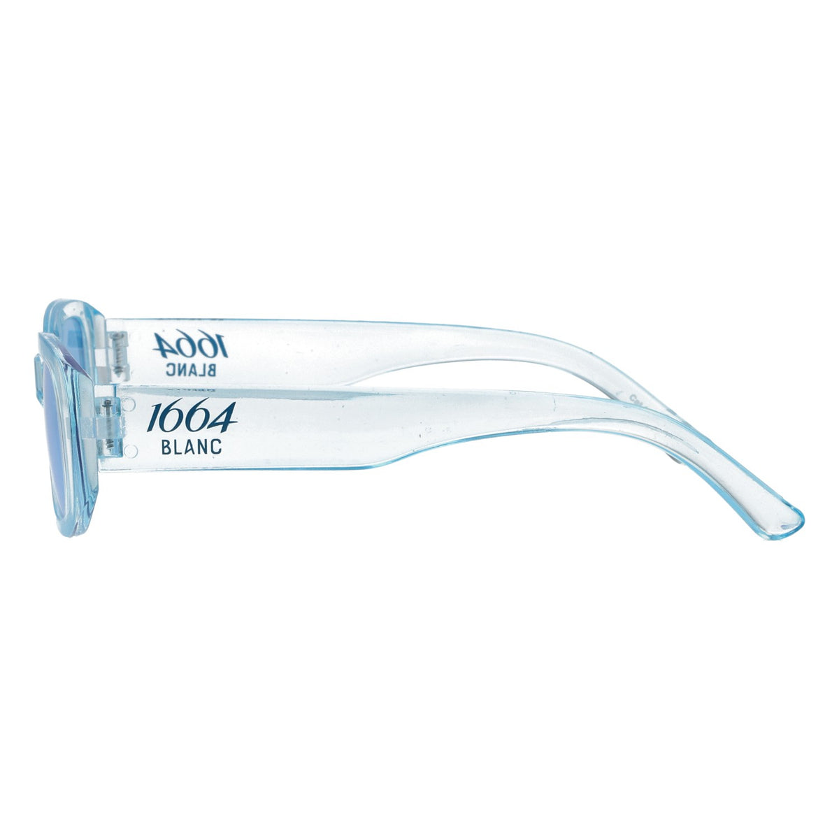 1664 Blanc Sonnenbrille Partybrille blaues Glas transparent Kat 1 Schutz – Ansicht 2