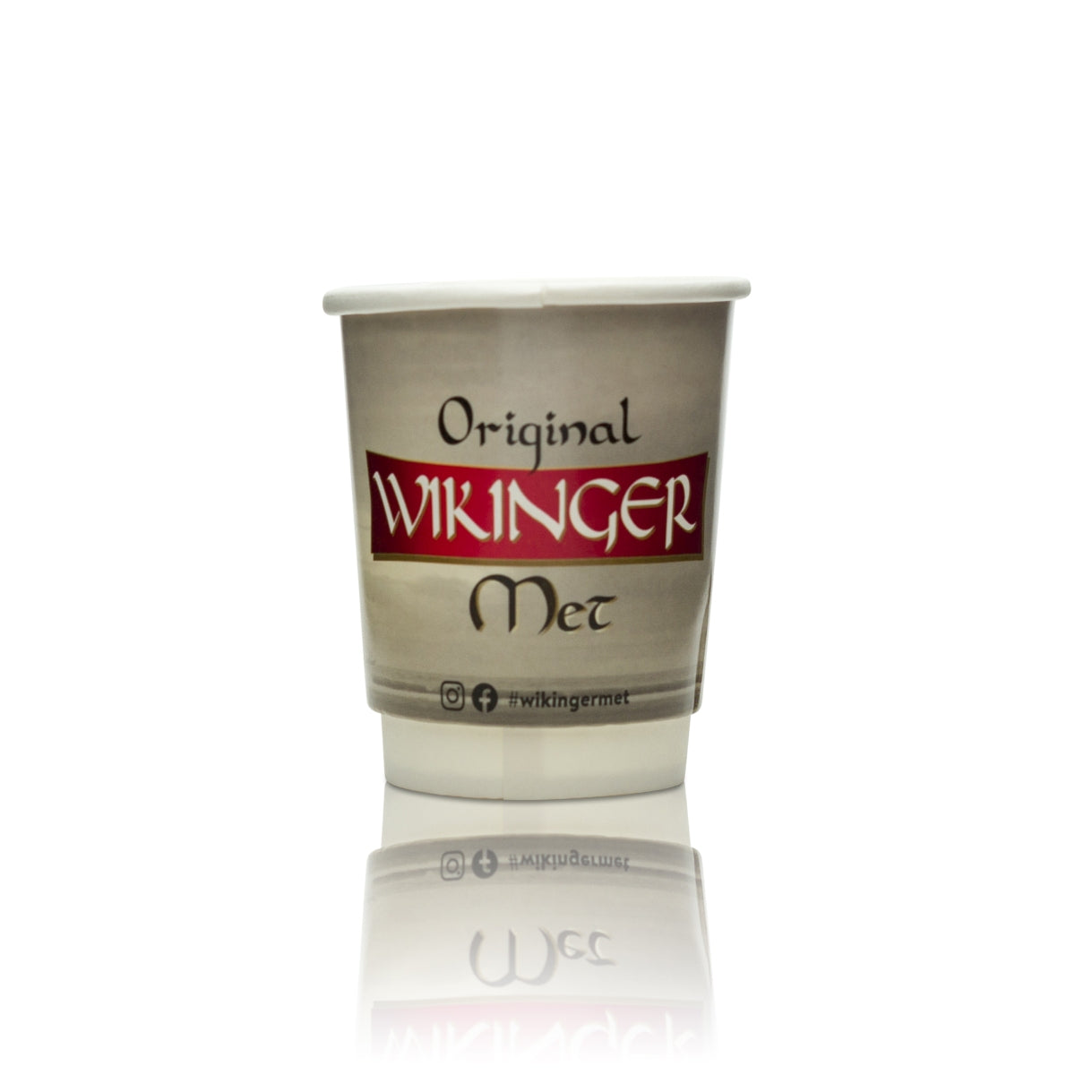 18x Wikinger Met Einwegbecher 0,2l Pappe Festival Party Heißgetränk Glühwein – Ansicht 2