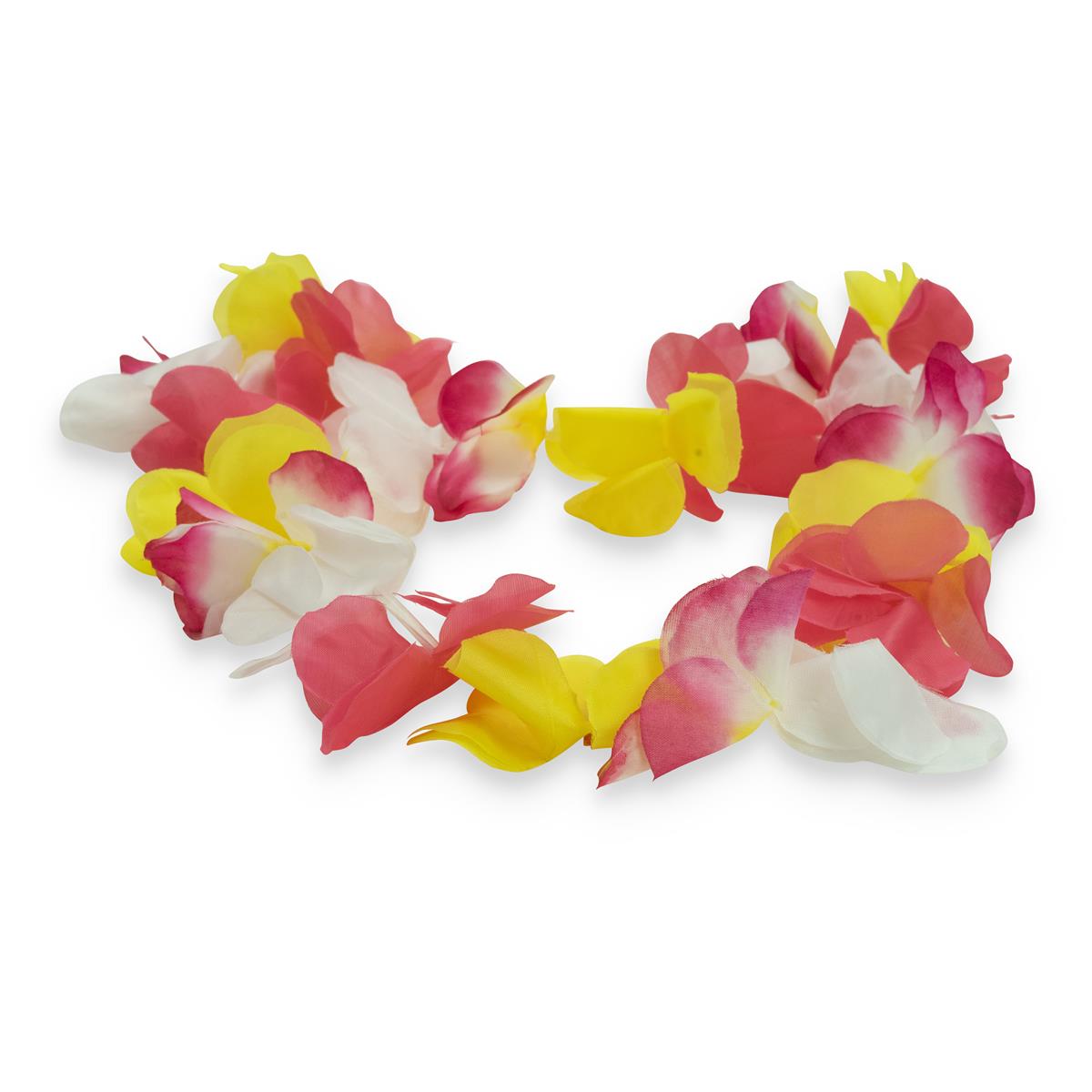 1x Aloha Blumenkette Hawaii gelb rose