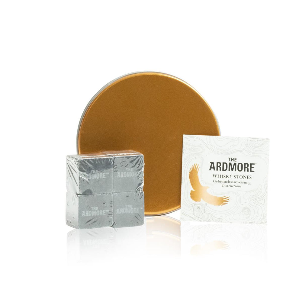 1x Ardmore Whiskey Whiskeysteine Set 4er in Bronze Dose