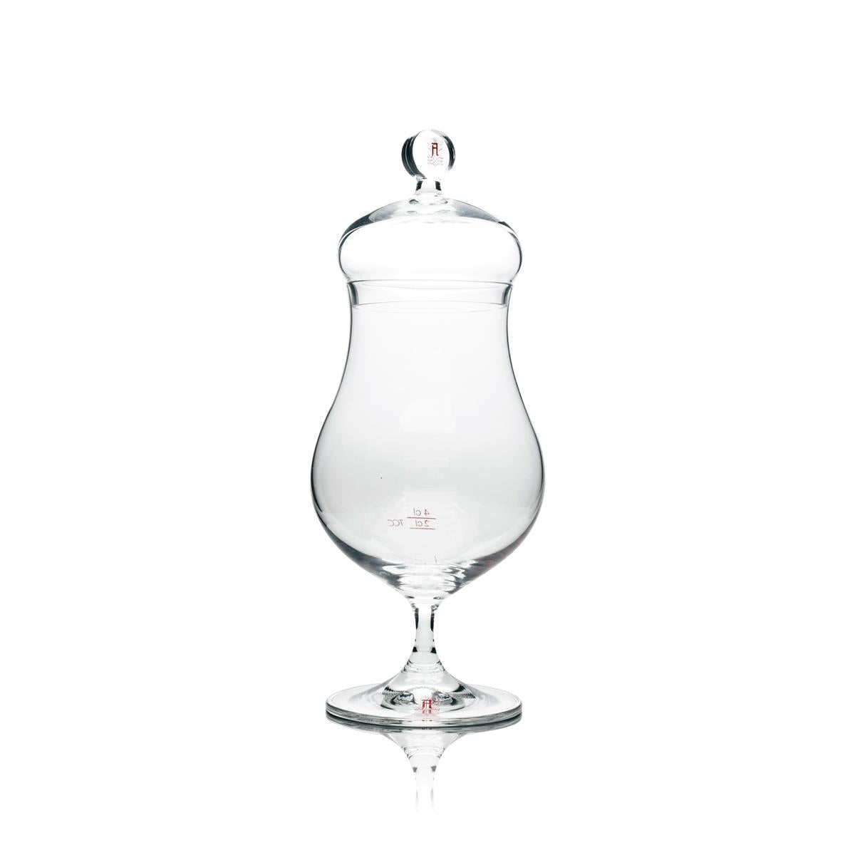 1x Asbach Uralt Likör Glas 0,2l "Geniesserglas" Klein mit Deckel