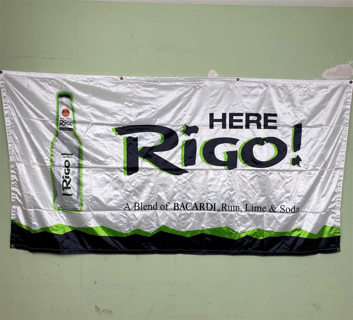 1x Bacardi Rum Fahne Rigo 2,5x1,25