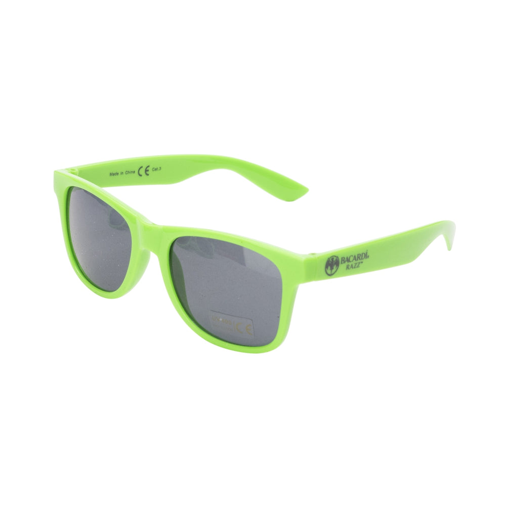1x Bacardi Rum Sonnenbrille Grün dunkles Glas