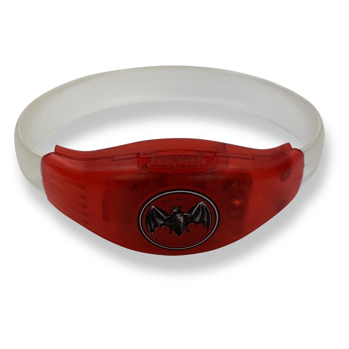1x Bacardi Whiskey Armband LED Rot