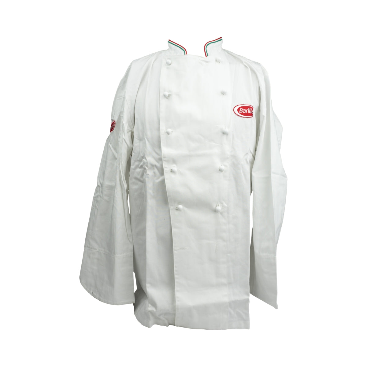 1x Barilla Pasta Koch Outfit Gr. 52 Mütze, Tuch, Anzug