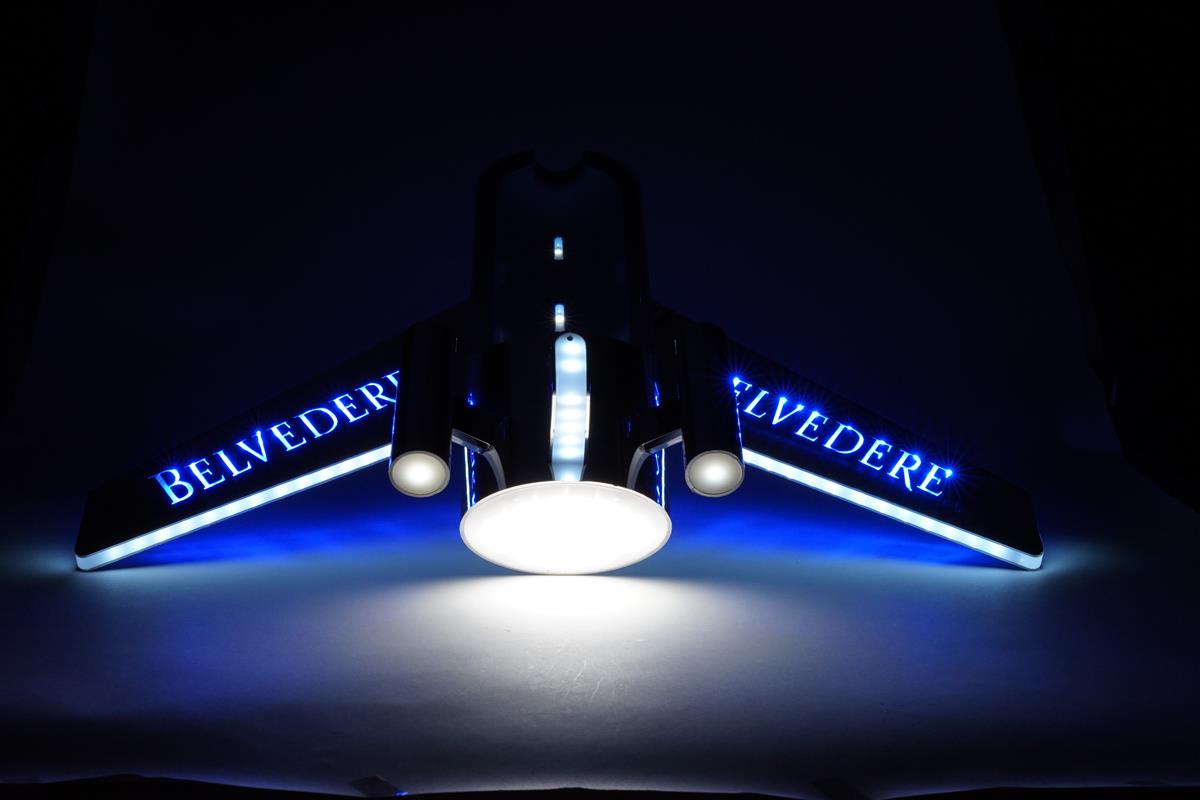 1x Belvedere Vodka Glorifier Flugzeug LED – Ansicht 4