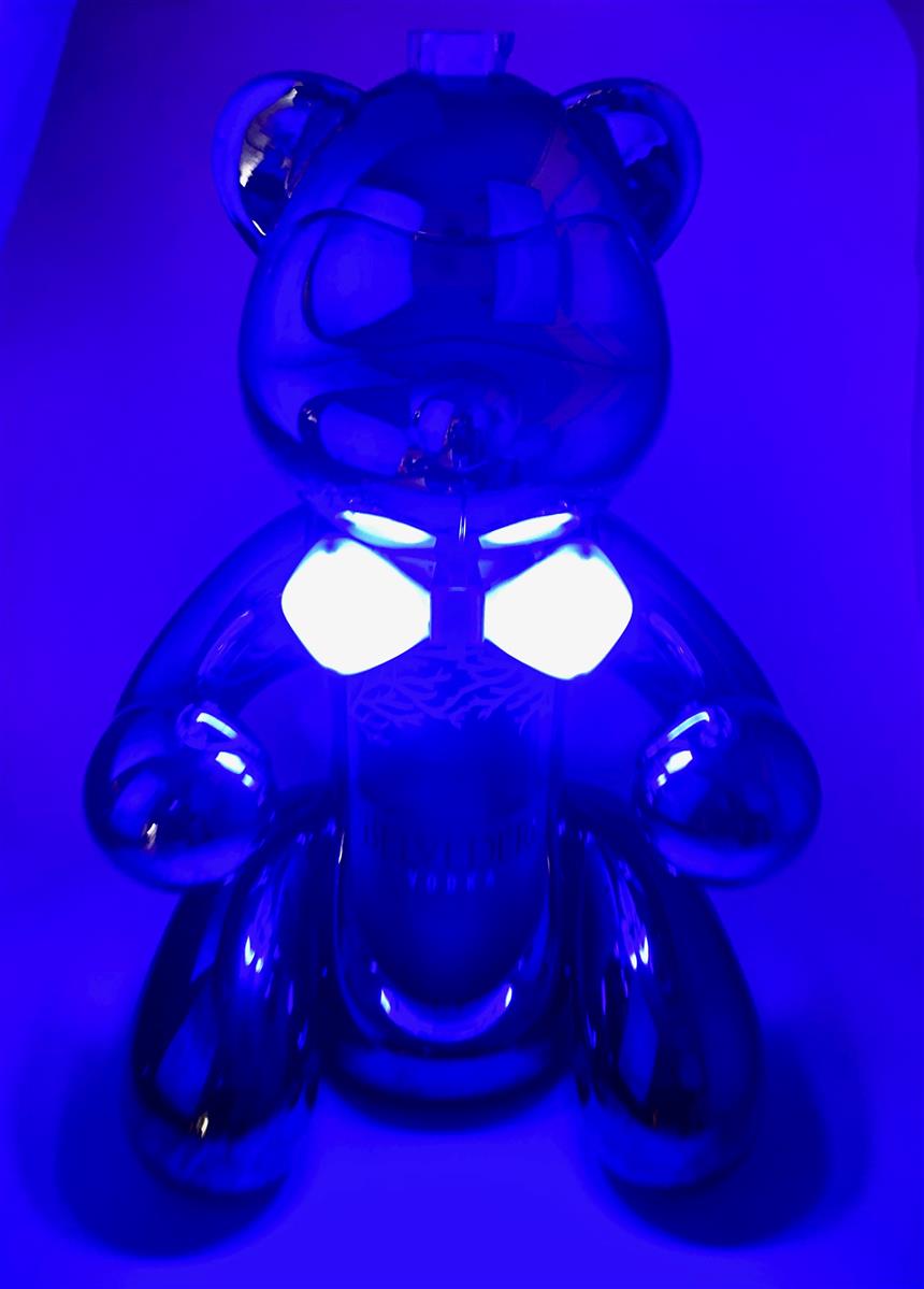 1x Belvedere Vodka Glorifier LED Bär Silber 3l – Ansicht 2
