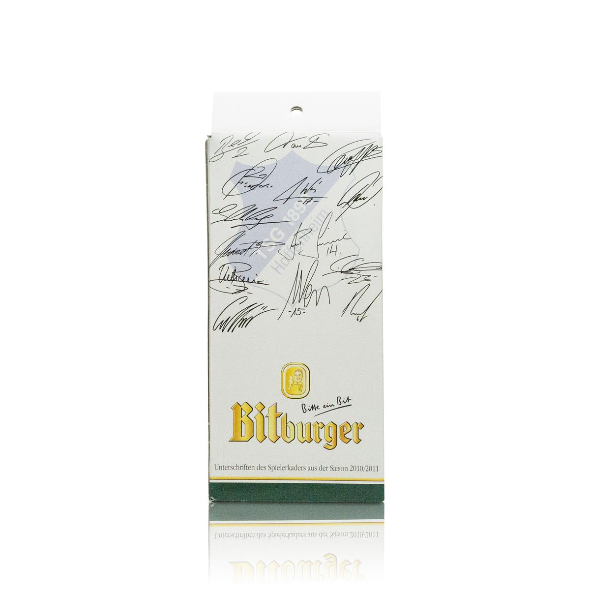 1x Bitburger Bier Glas Hoffenheim Fankrug 500ml – Ansicht 2