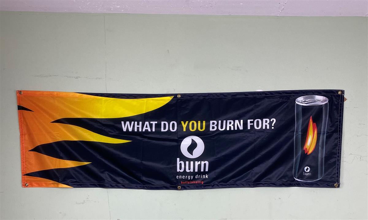 1x Burn Energy Fahne 180x60 What do you burn for