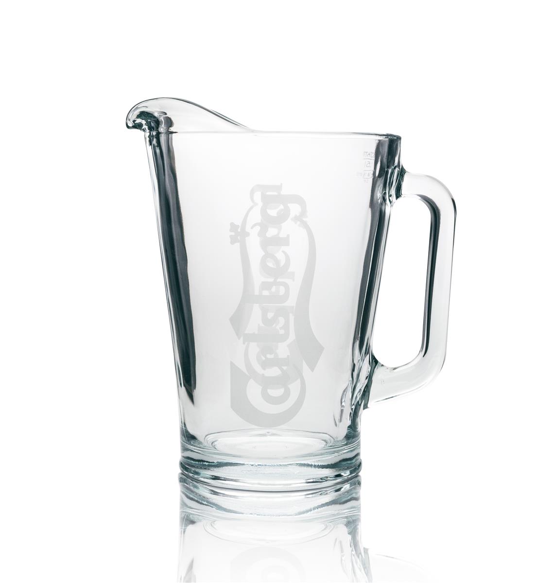 1x Carlsberg Bier Pitcher Glas 1,5l Karaffe