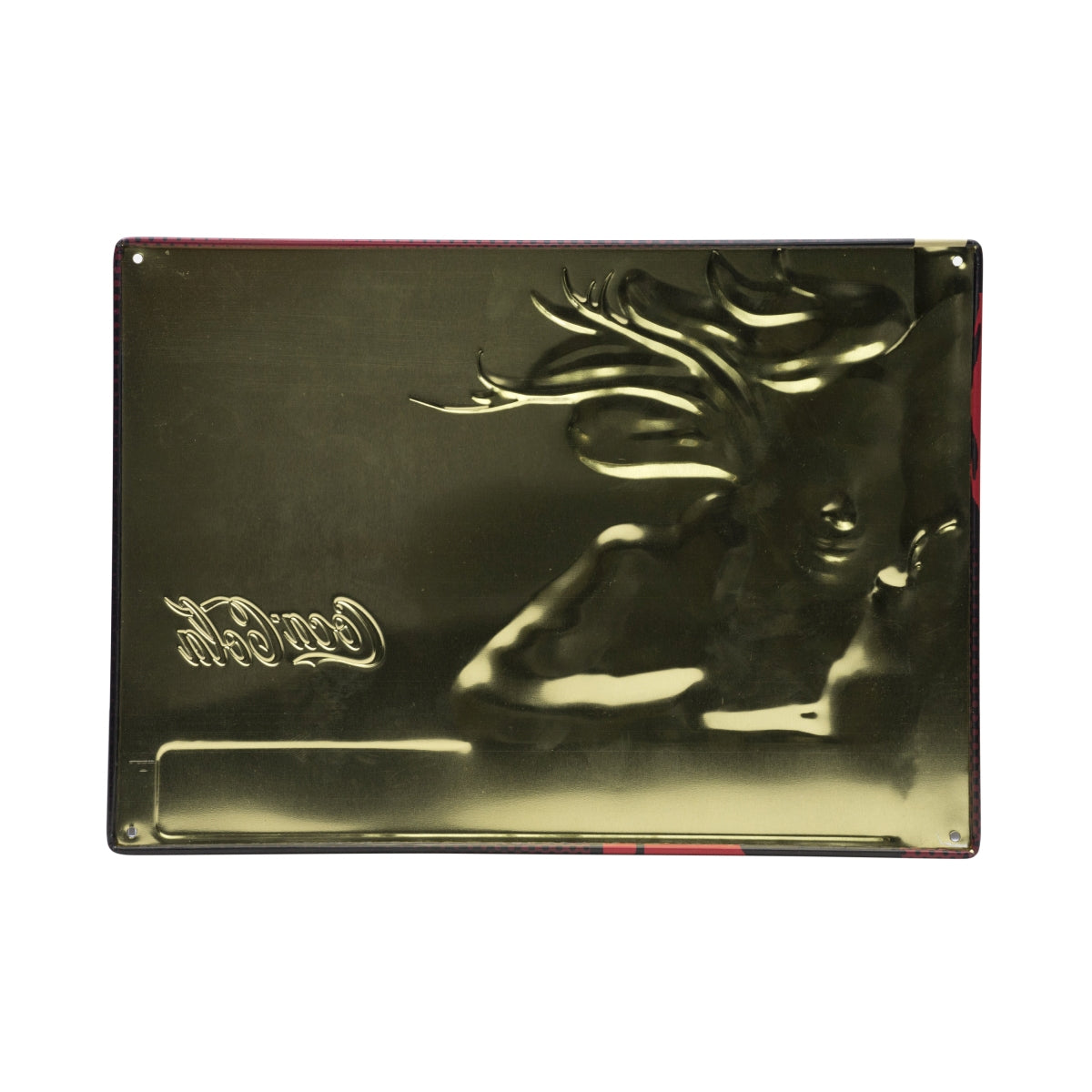 1x Coca Cola Softdrinks Blechschild Frau mit Kalender – Ansicht 2